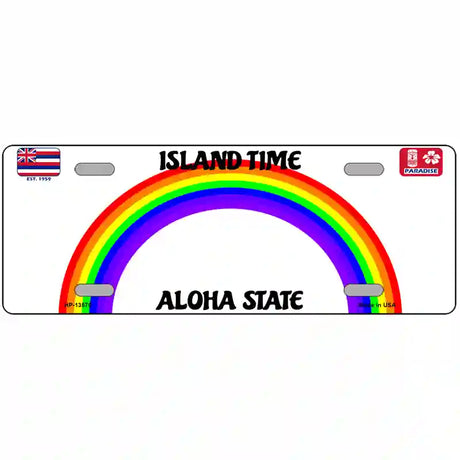 Hawaii Blank Novelty Metal License Plate Tag