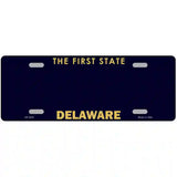 Delaware State Blank Novelty Metal License Plate