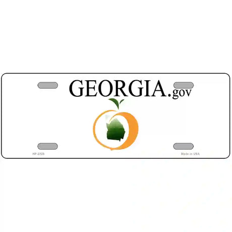 Georgia State Blank Novelty Metal License Plate