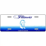 Illinois Novelty State Blank Metal License Plate