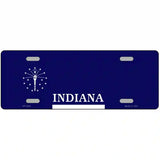 Indiana Novelty State Blank Metal License Plate