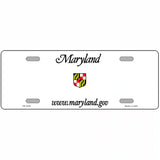 Maryland Novelty State Blank Metal License Plate