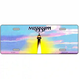 Mississippi Novelty State Blank Metal License Plate