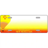 New Mexico Novelty State Blank Metal License Plate