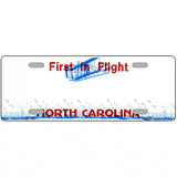 North Carolina Novelty State Blank Metal License Plate