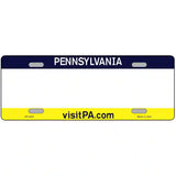 Pennsylvania Novelty State Blank Metal License Plate