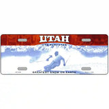 Utah Novelty State Blank Metal License Plate