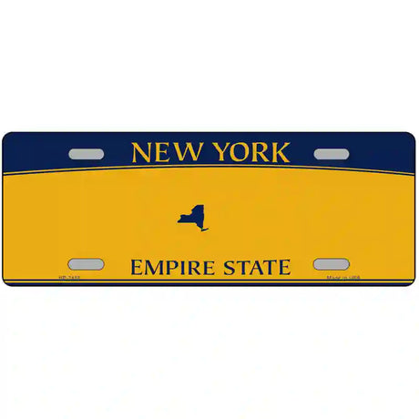 New York State Blanks Metal Novelty License Plate