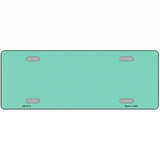 Mint Solid Metal Novelty License Plate