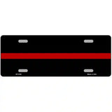 Thin Red Line Fire Metal Novelty License Plate