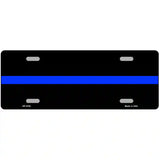 Thin Blue Line Police Metal Novelty License Plate