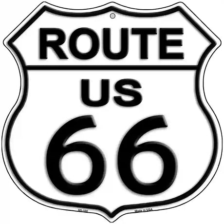 Route 66 Highway Shield Metal Sign 12" (HS)