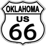 Oklahoma Route 66 Highway Shield Metal Sign 12" (HS)