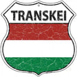 Transkei Flag Highway Shield Metal Sign 12" (HS)