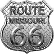 Route 66 Diamond Missouri Metal Novelty Highway Shield Sign 12" (HS)