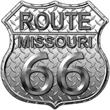 Route 66 Diamond Missouri Metal Novelty Highway Shield Sign 12" (HS)