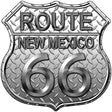 Route 66 Diamond New Mexico Metal Novelty Highway Shield Sign 12" (HS)