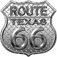 Route 66 Diamond Texas Metal Novelty Highway Shield Sign 12" (HS)