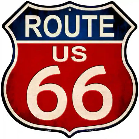 Route 66 Vintage Metal Novelty Highway Shield Sign 12" (HS)