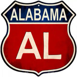 Alabama Metal Novelty Highway Shield Sign 12" (HS)