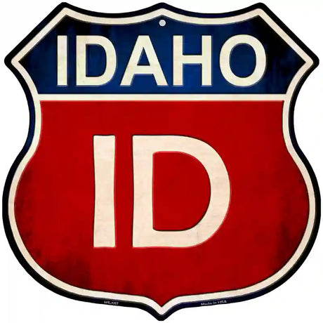 Idaho Metal Novelty Highway Shield Sign 12" (HS)