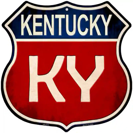 Kentucky Metal Novelty Highway Shield Sign 12" (HS)