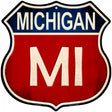 Michigan Metal Novelty Highway Shield Sign 12" (HS)