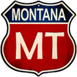 Montana Metal Novelty Highway Shield Sign 12" (HS)