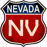 Nevada Metal Novelty Highway Shield Sign 12" (HS)