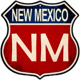 New Mexico Metal Novelty Highway Shield Sign 12" (HS)