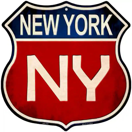 New York Metal Novelty Highway Shield Sign 12" (HS)