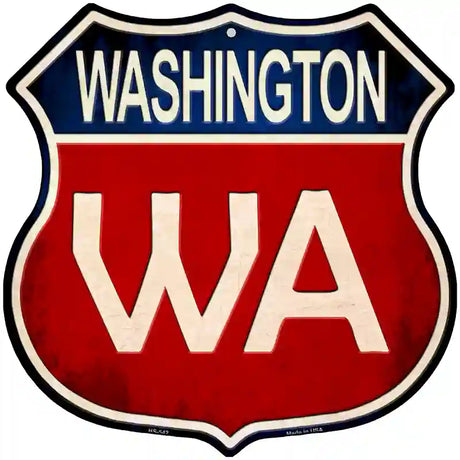 Washington Metal Novelty Highway Shield Sign 12" (HS)