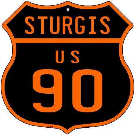 Sturgis US 90 Novelty Metal Highway Shield Sign 12" (HS)