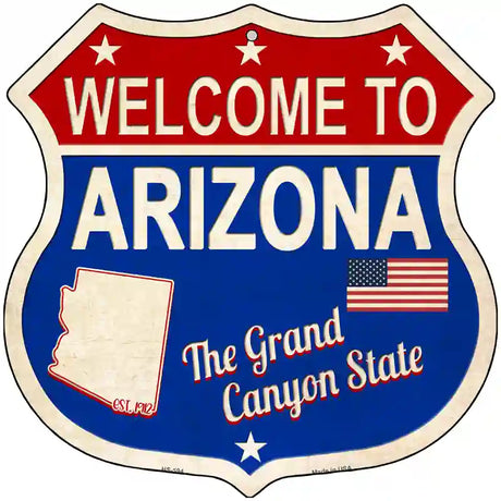 Arizona Established Novelty Metal Highway Shield Sign 12" (HS)