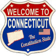 Connecticut Established Novelty Metal Highway Shield Sign 12" (HS)