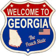 Georgia Established Novelty Metal Highway Shield Sign 12" (HS)