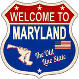 Maryland Established Novelty Metal Highway Shield Sign 12" (HS)