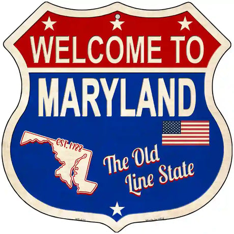 Maryland Established Novelty Metal Highway Shield Sign 12" (HS)