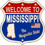 Mississippi Established Novelty Metal Highway Shield Sign 12" (HS)