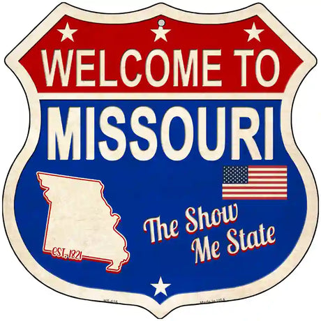 Missouri Established Novelty Metal Highway Shield Sign 12" (HS)