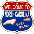 North Carolina Established Novelty Metal Highway Shield Sign 12" (HS)