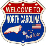 North Carolina Established Novelty Metal Highway Shield Sign 12" (HS)