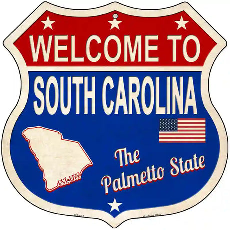 South Carolina Established Novelty Metal Highway Shield Sign 12" (HS)