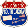 South Dakota Established Novelty Metal Highway Shield Sign 12" (HS)