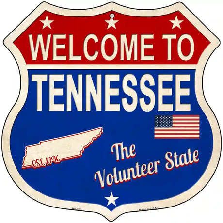 Tennessee Established Novelty Metal Highway Shield Sign 12" (HS)