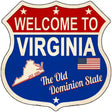 Virginia Established Novelty Metal Highway Shield Sign 12" (HS)