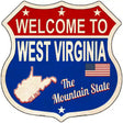 West Virginia Established Novelty Metal Highway Shield Sign 12" (HS)