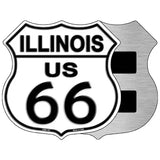 Illinois Route 66 Highway Shield Metal Sign 5" (HSM)