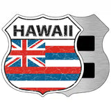 Hawaii State Flag Highway Shield Metal Sign 5" (HSM)