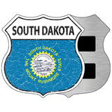 South Dakota State Flag Highway Shield Metal Sign 5" (HSM)